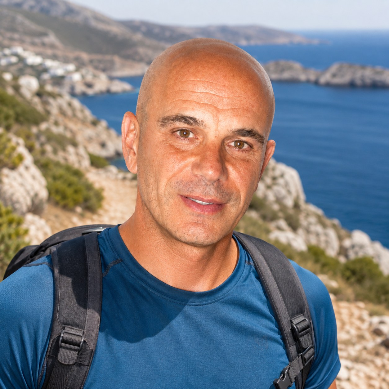 Vasilis Kastritseas, hiking guide of Hydra
